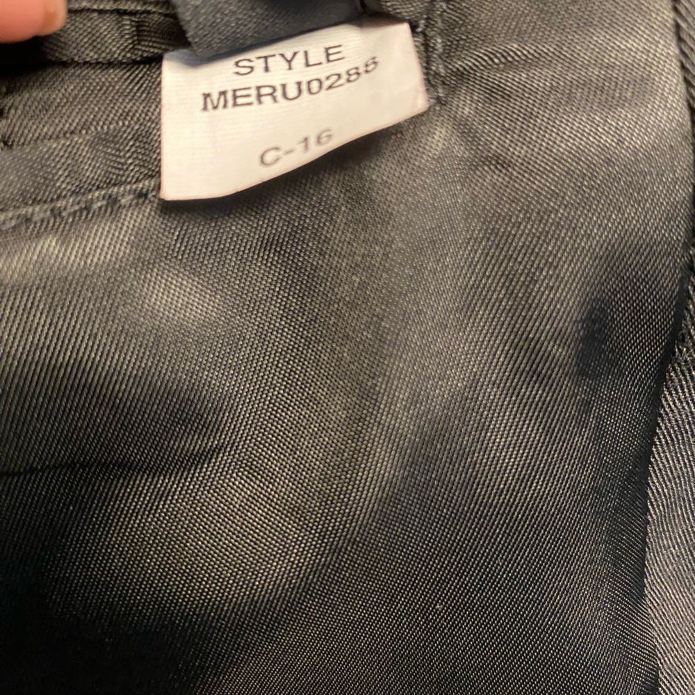 Black Claiborne Men’s Suit Jacket Blazer 42R - Picture 8 of 12